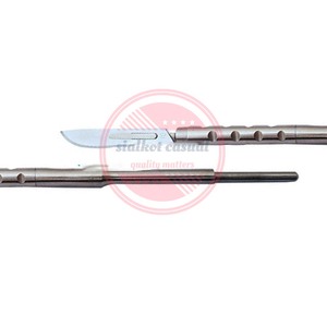 Mango de bisturí quirúrgico de acero inoxidable Hoja con logotipo personalizado hecha de metal - Product Image 5