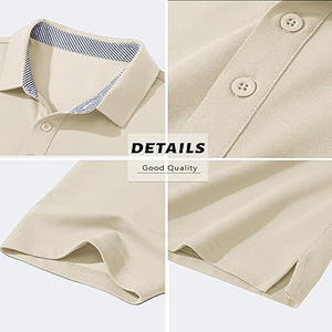 Camisetas Polo Deportivas de Verano de Algodón Mercerizado de Alta Calidad para Hombre, Camisetas Polo con Logotipo Personalizado para Hombre, subidas por Dress Sports - Product Image 5