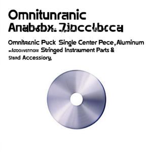 Omnitronic Puck Single Center Piece-Aluminum Silver <b>Stringed</b> <b>Instrument</b> Accessory - Product Image 3