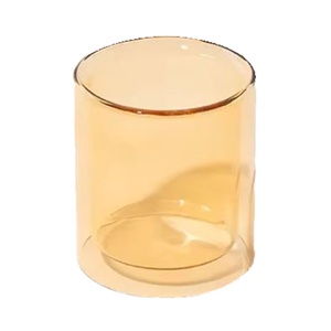 Porte-lumière de thé en verre borosilicaté coloré à double paroi, impression par pulvérisation, centre de table réutilisable écologique - Product Image 3