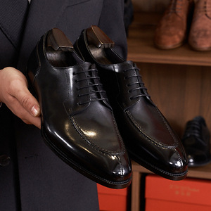 Men's Oxford Dress Shoes 2026 Premium Leather Slip Resistant Formal Office Business Shoes - Product Image 3