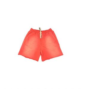 Pantalones Cortos Deportivos Vintage para Hombre con Logotipo Personalizado, Cintura Media, Lavado Ácido, Desgastados, de Alta Calidad, 100% Algodón, Estilo Casual, Diseño Liso, de Secado Rápido - Product Image 5