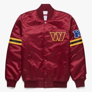 Veste Letterman en satin à la mode avec broderie au dos intégral OEM/ODM acceptée pour les équipes et les marques - Product Image 1