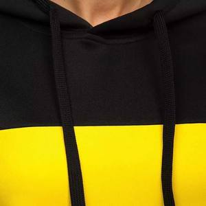 เสื้อฮู้ดแขนริบบิ้นสำหรับผู้หญิงโบว์โลโก้ออกแบบได้ตามต้องการ - Product Image 4