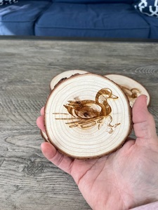 Posavasos de madera y piedra de bambú ecológicos, posavasos clásicos duraderos para bebidas calientes y frías en casa - Product Image 2