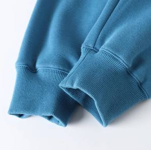 Sweats à capuche blancs personnalisés à épaules tombantes sweats à capuche en coton et polyester sweats à capuche pour hommes en relief avec impression bouffante personnalisée du Pakistan - Product Image 3