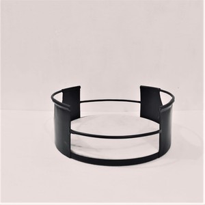 2024 Christmas Customized Design <b>Black</b> Marble Base <b>Serving</b> <b>Tray</b> with Iron Handle for Home & Restaurant Use - Product Image 2