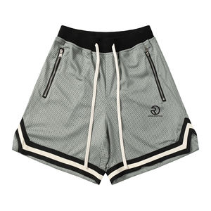เสื้อกีฬาตาข่ายสำหรับผู้ชายกางเกงขาสั้นผ้าระบายอากาศได้ดีกางเกงขาสั้นสำหรับผู้ชายขนาดใหญ่ - Product Image 1