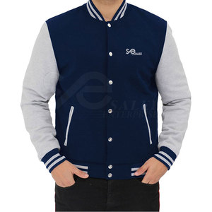 High Quality Winter Men's Jackets Custom Logo Front Printed Low MOQ Wholesale Manufacturer Stylish Casual Wear <b>Wool</b>/Polyester - Product Image 1