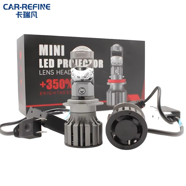 T03 H4 Mini Led Projector Lens Headlight DC12V-24V 110W 13000LM H4 H7 H11 9005 9006 Led Light Led Laser Projector H4 Car Bulbs