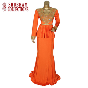 Kaftan Abaya XXL XXXL para mujer con cuentas doradas, suministro ODM personalizado, nuevo estilo, accesorios de ropa musulmana tradicional - Product Image 1