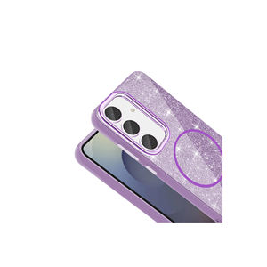 Coque de protection en silicone brillant compatible MagSafe, étui en cuir de luxe pour Samsung Galaxy S24 FE 13 Pro - Product Image 5