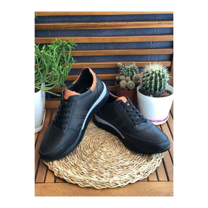 Casual Sports Genuine Leather Handmade Eva Sole Men's Shoes