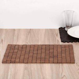 Luxury Bamboo Dining Table <b>Placemat</b> Brown Pad for Wedding Christmas Decorations and Family Gatherings Parties - Product Image 1