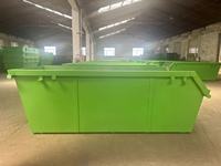 Bacs de 6 m3 8 m3 avec gestion des déchets à l'arrière Bacs Merrell Bacs de recyclage empilables
