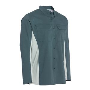 Venta caliente Hombres Camisa abotonada Ropa informal Nuevo diseño Adultos Tamaños Transpirable Tasa al por mayor Camisa abotonada por encargo para hombres - Product Image 3