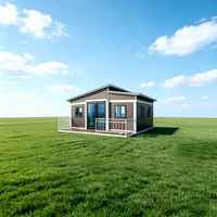Maison conteneur préfabriquée moderne, portable, extensible et respirante, tout-en-un, pour bureau, entrepôt ou villa