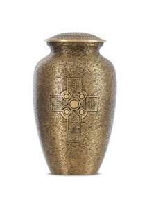 URNA DE CREMACIÓN VERDE FANTASÍA Y BRILLANTE HECHO A MANO GRABADO ADULTO 200 CENIZAS CÚBICAS URNA HUMANA PARA PRECIO DE FÁBRICA PRECIO BARATO SUMINISTRO FUNERAL - Product Image 5