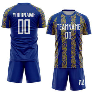 Uniformes de fútbol hechos a mano con propiedades de secado rápido de estiramiento Atlético costuras reforzadas y patrones de equipo personalizables al por mayor - Product Image 1