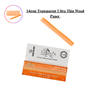 Papiers à rouler bruns naturels non blanchis, format 1 1/4, pour fumer du tabac - Product Image 1