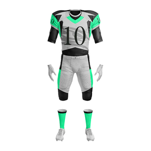 Personalizado uniforme de fútbol americano 2025 último estilo de impresión por sublimación conjunto de ropa de equipo de control de humedad de tela OEM ODM - Product Image 5