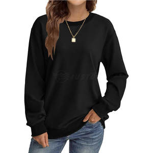 Nueva Sudadera negra Llegada Venta directa de fábrica Mujeres Sudaderas Diseño personalizado Venta en línea - Product Image 4