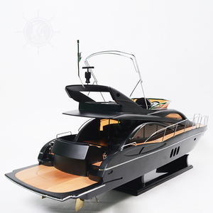 Manhattan <b>Sunseeker</b> <b>Model</b> Boat 90cm Wooden Handicraft From Vietnam for Home Decor Personalized Gifts - Product Image 3