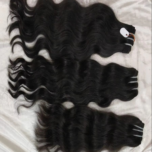 ผมดิบที่ยังไม่ผ่านกระบวนการธรรมชาติสำหรับผม100% ผมต่อแบบหยิกธรรมชาติจากโรงงานขายส่ง100% - Product Image 1