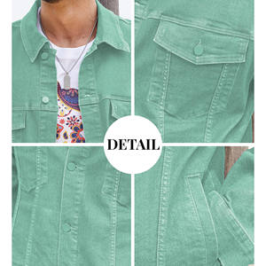 Chaqueta Vaquera de Fabricante para Hombre, Chaqueta de Invierno Informal de Alta Calidad, Transpirable y de Secado Rápido, Chaqueta Vaquera de Uso Regular - Product Image 6