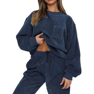 Ensemble de survêtement vintage streetwear pour femme, pull-over délavé à l'acide, ensemble de survêtement personnalisé pour femme, ensemble de sweats à capuche en velours côtelé vintage, survêtement vintage 2026 - Product Image 2