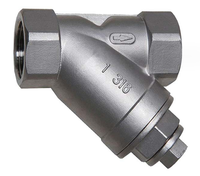 Katup Bola Berulir Filter Saringan Y Bahan Stainless Steel Tahan Suhu Tinggi untuk Air Gas Oli Hidrolik Pneumatik OEM DFK
