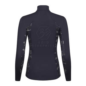 เสื้อขี่ม้าแขนยาวสำหรับผู้หญิงเสื้อสำหรับขี่ม้าเข้ารูปทันสมัยและยืดด้วยการออกแบบที่ทันสมัย - Product Image 2