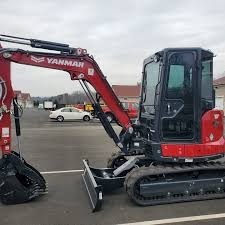 Mini-excavatrice sur chenilles M100 rouge, moteur diesel, forte puissance de creusement - Product Image 6