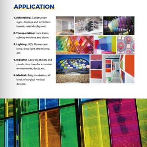 Feuille acrylique de couleurs coulées 1220x2440mm 2050*3050 mm et épaisseur 3-12mm - Product Image 4