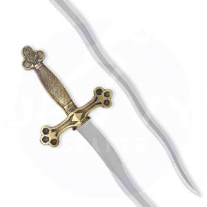 Funda para Espada Masónica de Caballero Templario, Alta Calidad, 2026, Hecho a Medida, OEM, Hoja de Acero de Damasco de Grado Industrial, Borde Dentado, Punzón - Product Image 2