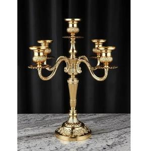 Best Selling Antique Finish Metal <b>Candle</b> <b>Holder</b> for Vintage Home Decor Wedding Centerpieces and Party Available for Best Price - Product Image 4