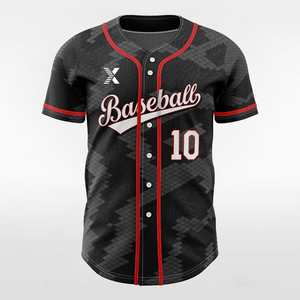 <b>Baseball</b> Jersey Polyester Men's Printed & Durable Stitching - Wholesale Manufacturer - Product Image 2
