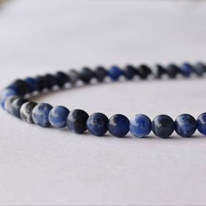 Fournisseur en gros de perles rondes en sodalite naturelle de 12mm perles rondes en vrac pour la fabrication de bijoux d'achat en gros - Product Image 6