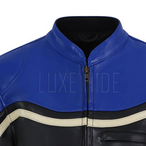 2025 nouvelles vestes en cuir de moto fabriquées au Pakistan vêtements de moto course veste de moto en cuir - Product Image 5