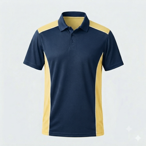 Camiseta Polo de Manga Corta para Hombre, Color Sólido, Estilo Casual, Corte Regular, Secado Rápido, Precio Económico - Product Image 2