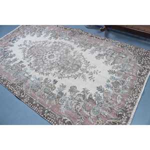 Tapis turc 5,2x9,1 pi (159x276 cm), tapis vintage à imprimé animal brun - Product Image 4