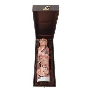 Bouteille d'eau en cuivre préparée florale Bouteilles ayurvédiques durables et à boire pour bureau chambre table à manger disponible - Product Image 5
