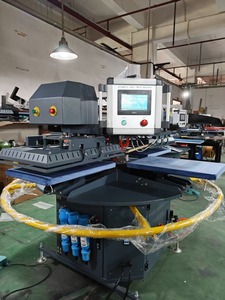 Machine d'impression DTF manuelle à double station pour vêtements, presse à chaud multicolore, état neuf, imprimante à plat OEM 110V/220V - Product Image 4