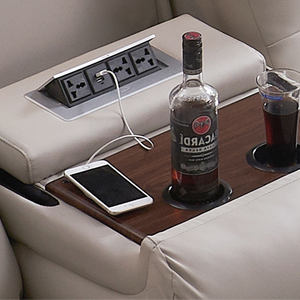 आधुनिक लक्जरी इतालवी सिंथेटिक चमड़े के सोफे सेट कोने के लिए कोने अनुभागीय और मॉड्यूलर सुविधा धातु फ्रेम - Product Image 4