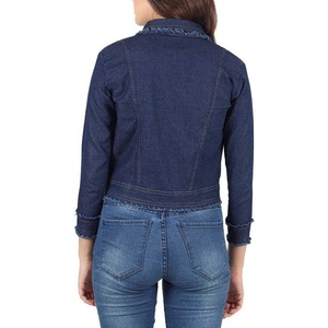 Chaquetas vaqueras cortas multicolores de alta calidad para mujer, chaqueta vaquera informal de manga larga, chaqueta vaquera transpirable para mujer - Product Image 2