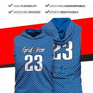 Uniforme de Fútbol Americano Personalizado 7vs7 con Marca OEM, Ropa Deportiva Totalmente Sublimada, Uniforme de Fútbol Americano de Bandera, Equipos de Entrenamiento - Product Image 6