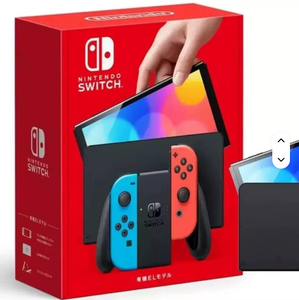Nuevo Nintendo Switch OLED Original de 64 GB, Rojo Neón Industrial, Azul, Joy-Con OEM Personalizable, 1 Año de Garantía, Servicio de Ventas - Product Image 1