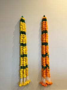 Decoración de boda tradicional del sur de la India, guirnalda Floral para colgar en la pared, evento, escenario, telón de fondo, fiesta festiva, despedida de soltera, Diwali Holi - Product Image 2