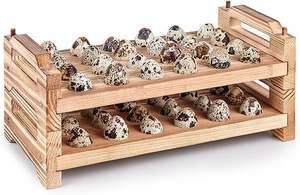 Soporte de madera para huevos de alta calidad para uso en el mercado agrícola de cocina; Utensilios para huevos Utensilios de cocina Bandeja de huevos para almacenamiento seguro de huevos Keed - Product Image 3