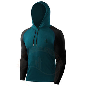 Hombres Entrenamiento Sudaderas Deportes Culturismo Stringer Muscle Hombres Mangas largas Gimnasio Sudaderas con capucha para la venta - Product Image 1